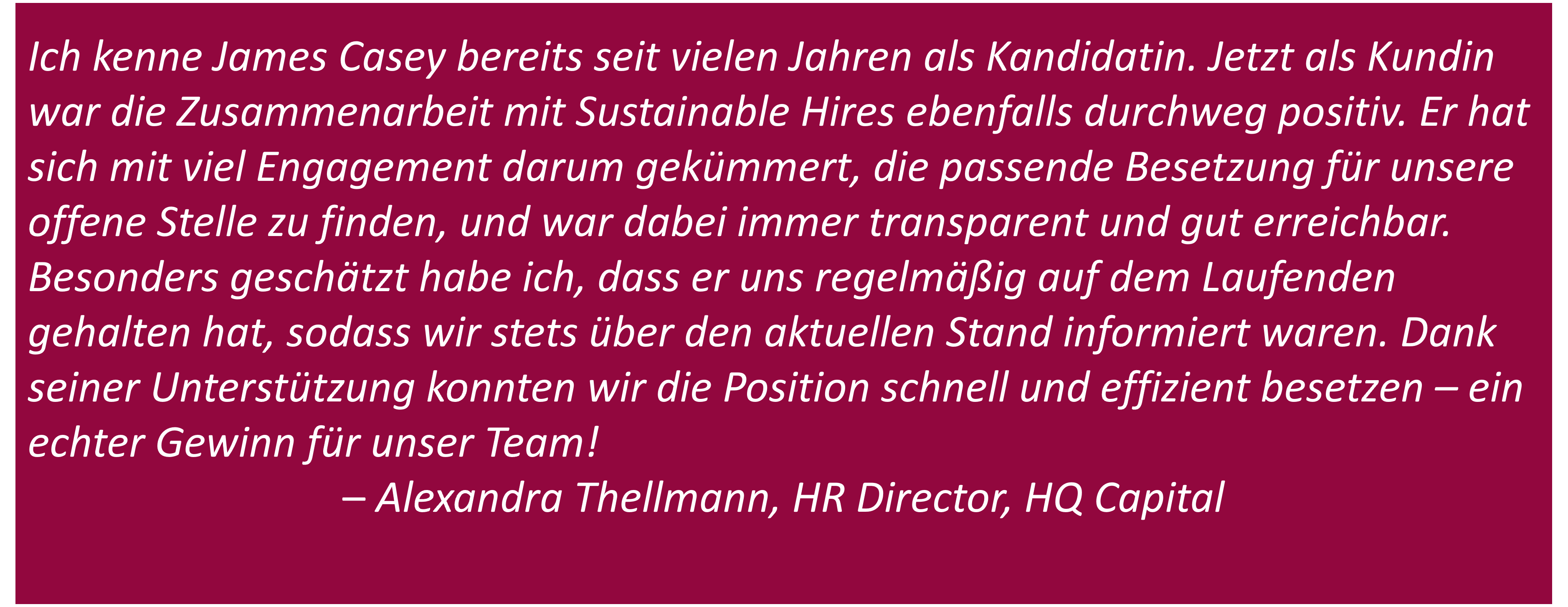 Testimonial Alexandra Tellmann